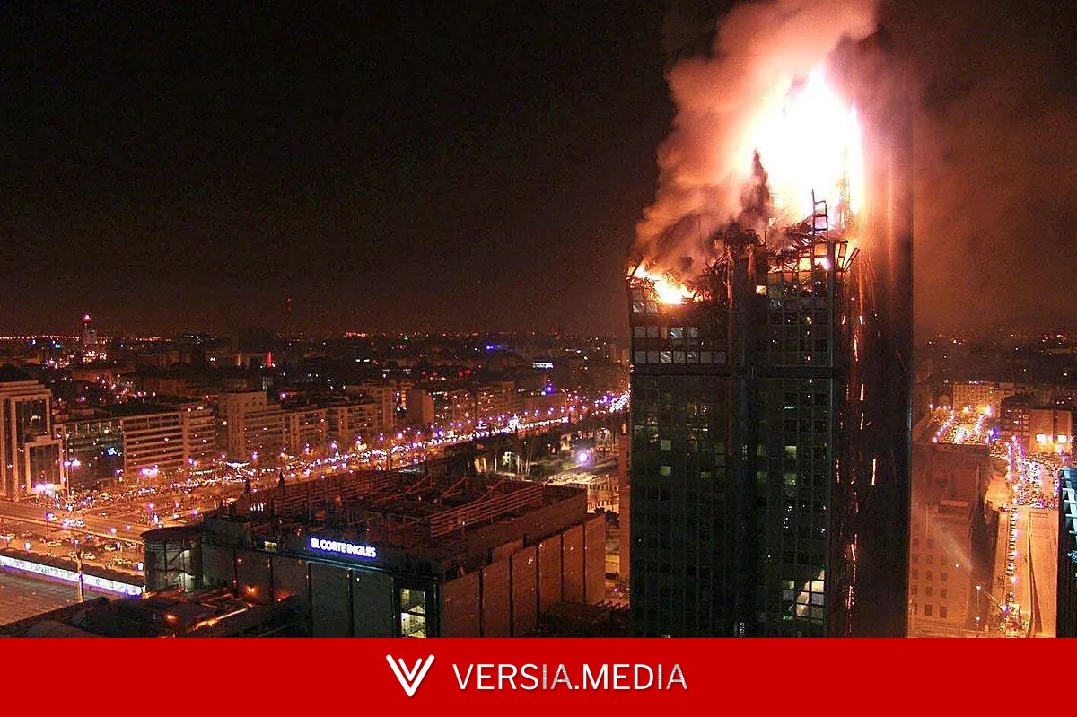 Del edificio Windsor a la Torre Moeve: incendios en el distrito financiero de Madrid